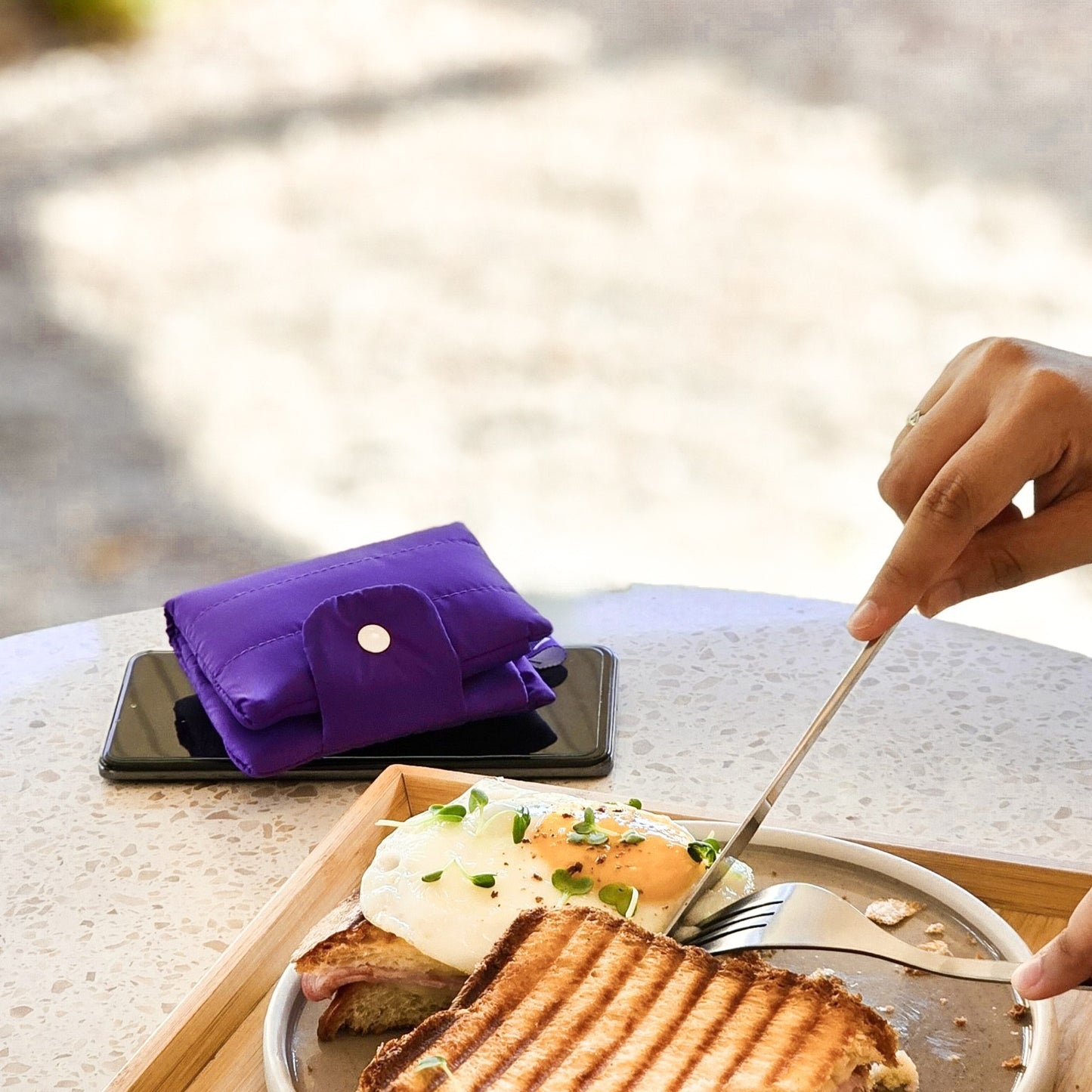 Bubble Wallet  - Purple