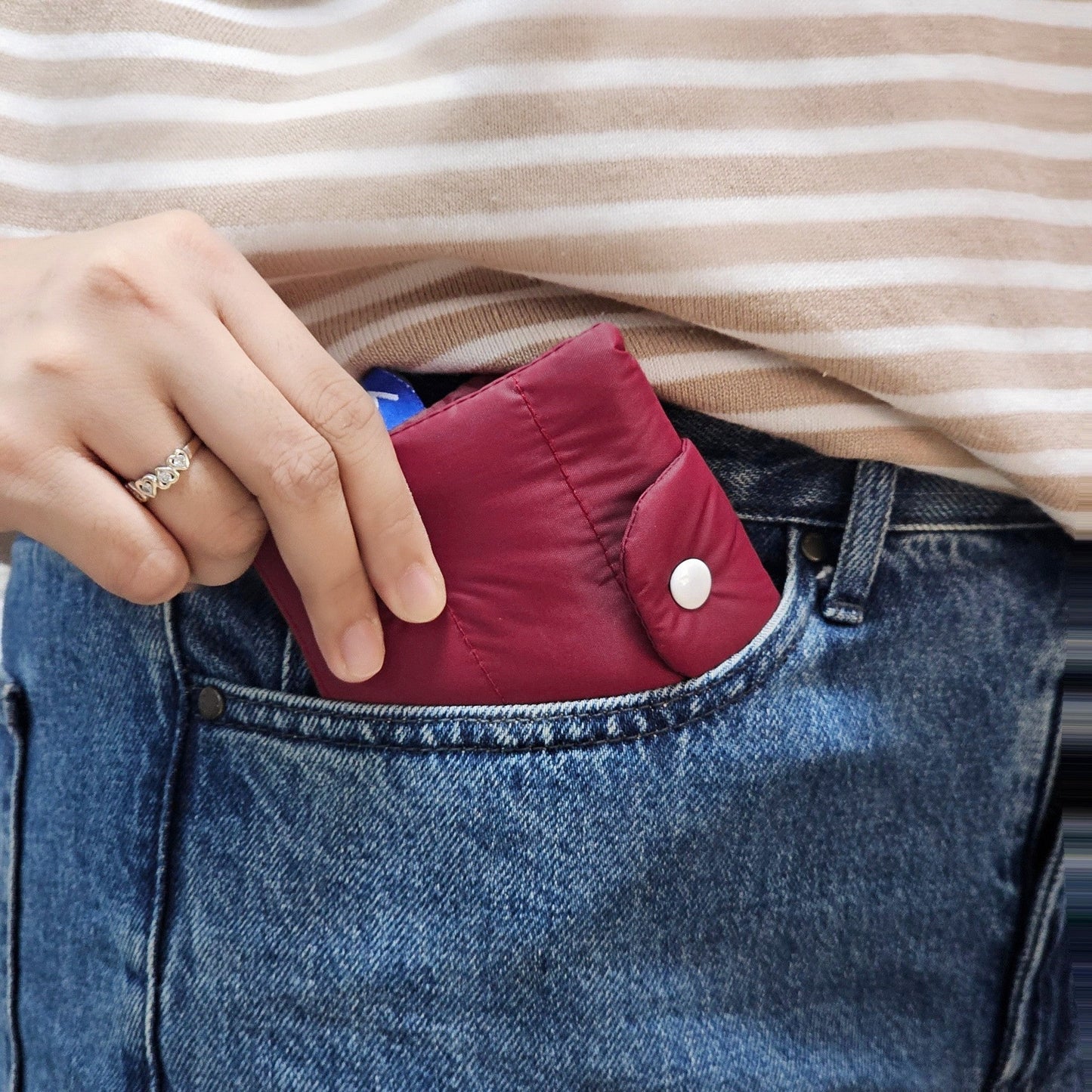 Bubble Wallet  - Navy