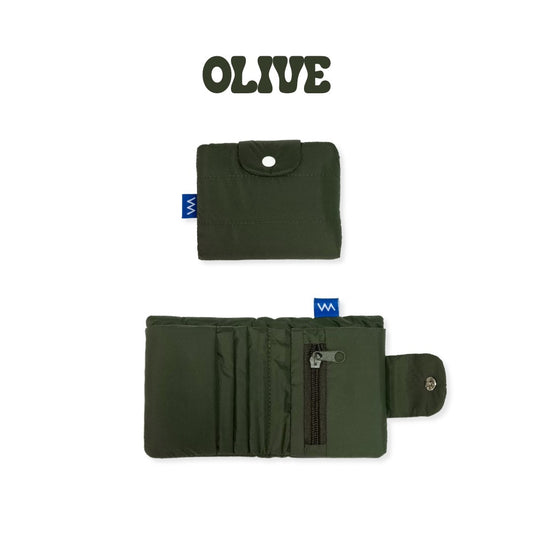 Bubble Wallet  - Olive
