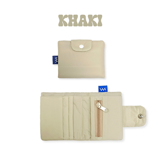 Bubble Wallet  - Khaki