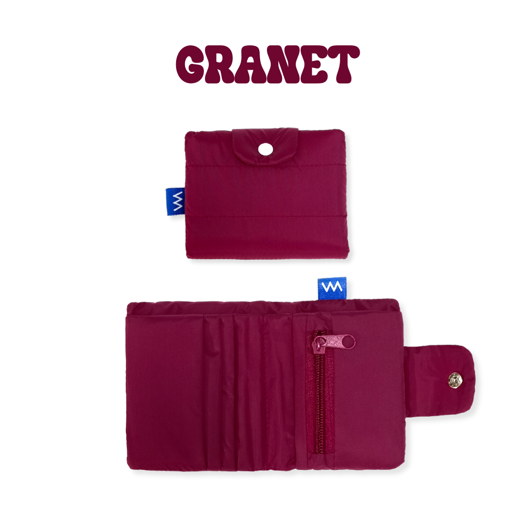Bubble Wallet  - Garnet
