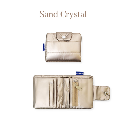 Bubble Wallet (Metallica) - Sand Crystal